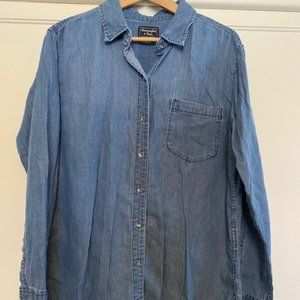 Abercrombie & Fitch Oversized Denim Button Down